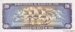 200 Soles de Oro PERU  1968 P.096a UNC
