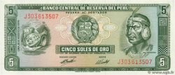 5 Soles de Oro PERU  1974 P.099c