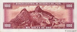 1000 Soles de Oro PERU  1972 P.105b VF