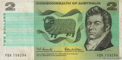 2 Dollars AUSTRALIE  1966 P.38a TB