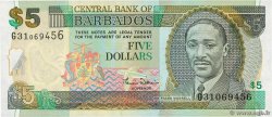 5 Dollars BARBADOS  2000 P.61