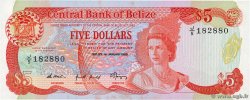 5 Dollars BELIZE  1989 P.47b