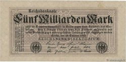 5 Milliards Mark GERMANY  1923 P.123b