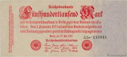 500000 Mark GERMANY  1923 P.092 UNC
