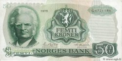 50 Kroner NORVÈGE  1975 P.37c VF
