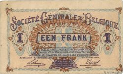 1 Franc BÉLGICA  1917 P.086b MBC