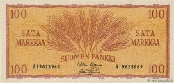 100 Markkaa FINNLAND  1957 P.097a