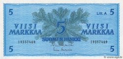 5 Markkaa FINLAND  1963 P.103a UNC