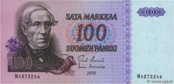 100 Markkaa FINLANDIA  1976 P.109a SPL