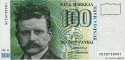 100 Markkaa FINLANDIA  1991 P.119 FDC