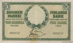 5 Markkaa FINLANDE  1918 P.036