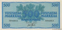 500 Markkaa FINLANDE  1955 P.096a