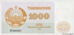 1000 Sum OUZBEKISTAN  1992 P.70b SPL
