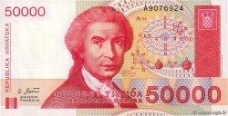 50000 Dinara CROATIE  1993 P.26a