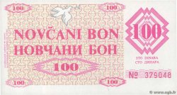 100 Dinara BOSNIE HERZÉGOVINE  1992 P.006r
