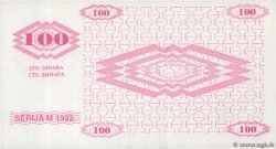 100 Dinara BOSNIEN-HERZEGOWINA  1992 P.006r ST