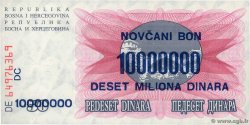10000000 Dinara BOSNIA HERZEGOVINA  1993 P.036 UNC