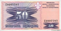 50 Dinara BOSNIE HERZÉGOVINE  1995 P.047