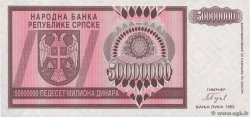 50000000 Dinara BOSNIE HERZÉGOVINE  1993 P.145a