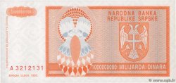 1000000000 Dinara BOSNIA E ERZEGOVINA  1993 P.147a FDC