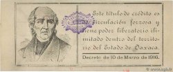 1 Peso MEXICO Nochixtlan 1916 PS.0948b q.FDC