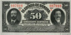 50 Centavos MEXIQUE Hermosillo 1915 PS.1070
