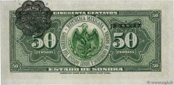 50 Centavos MEXICO Hermosillo 1915 PS.1070 FDC
