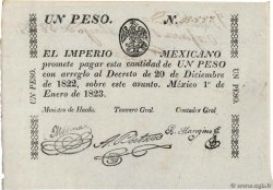 1 Peso MEXICO  1823 P.001c EBC+