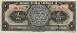 1 Peso MEXICO  1948 P.046a SPL