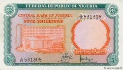5 Shillings NIGERIA  1968 P.10a XF