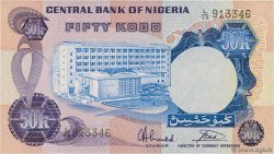 50 Kobo NIGERIA  1973 P.14g UNC
