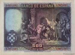 500 Pesetas SPANIEN  1928 P.077a fST+