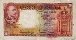 20 Escudos PORTUGAL  1933 P.143 B