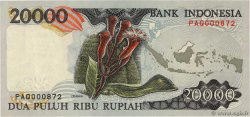20000 Rupiah INDONESIA  1992 P.132a UNC
