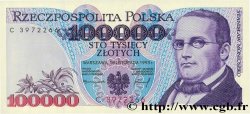 100000 Zlotych POLAND  1993 P.160a UNC