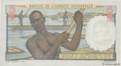 5 Francs FRENCH WEST AFRICA  1948 P.36 XF