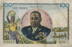 100 Francs AFRIQUE ÉQUATORIALE FRANÇAISE  1957 P.32 BC