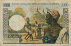 5000 Francs ESTADOS DEL OESTE AFRICANO  1975 P.104Ah BC