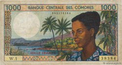 1000 Francs KOMOREN  1984 P.11a S