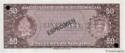 50 Pesos Oro Spécimen RÉPUBLIQUE DOMINICAINE  1964 P.103s1 UNC