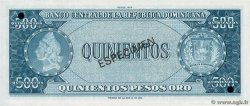 500 Pesos Oro Spécimen RÉPUBLIQUE DOMINICAINE  1975 P.114s ST