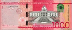 1000 Pesos Dominicanos RÉPUBLIQUE DOMINICAINE  2014 P.193a FDC