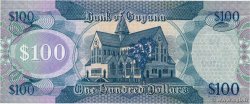 100 Dollars GUYANA  2012 P.36b FDC