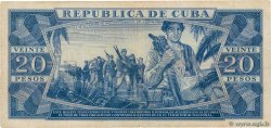 20 Pesos CUBA  1961 P.097a VF