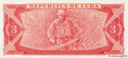 3 Pesos Remplacement CUBA  1984 P.107ar NEUF