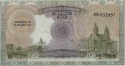 20 Gulden NETHERLANDS  1941 P.054 VF+
