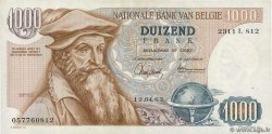 1000 Francs BELGIUM  1963 P.136a VF