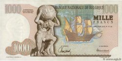 1000 Francs BÉLGICA  1963 P.136a MBC