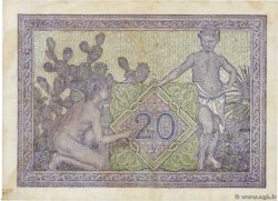 20 Francs TUNISIA  1943 P.17 VF+