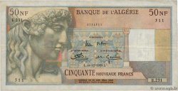 50 Nouveaux Francs ALGERIA  1959 P.120a BB